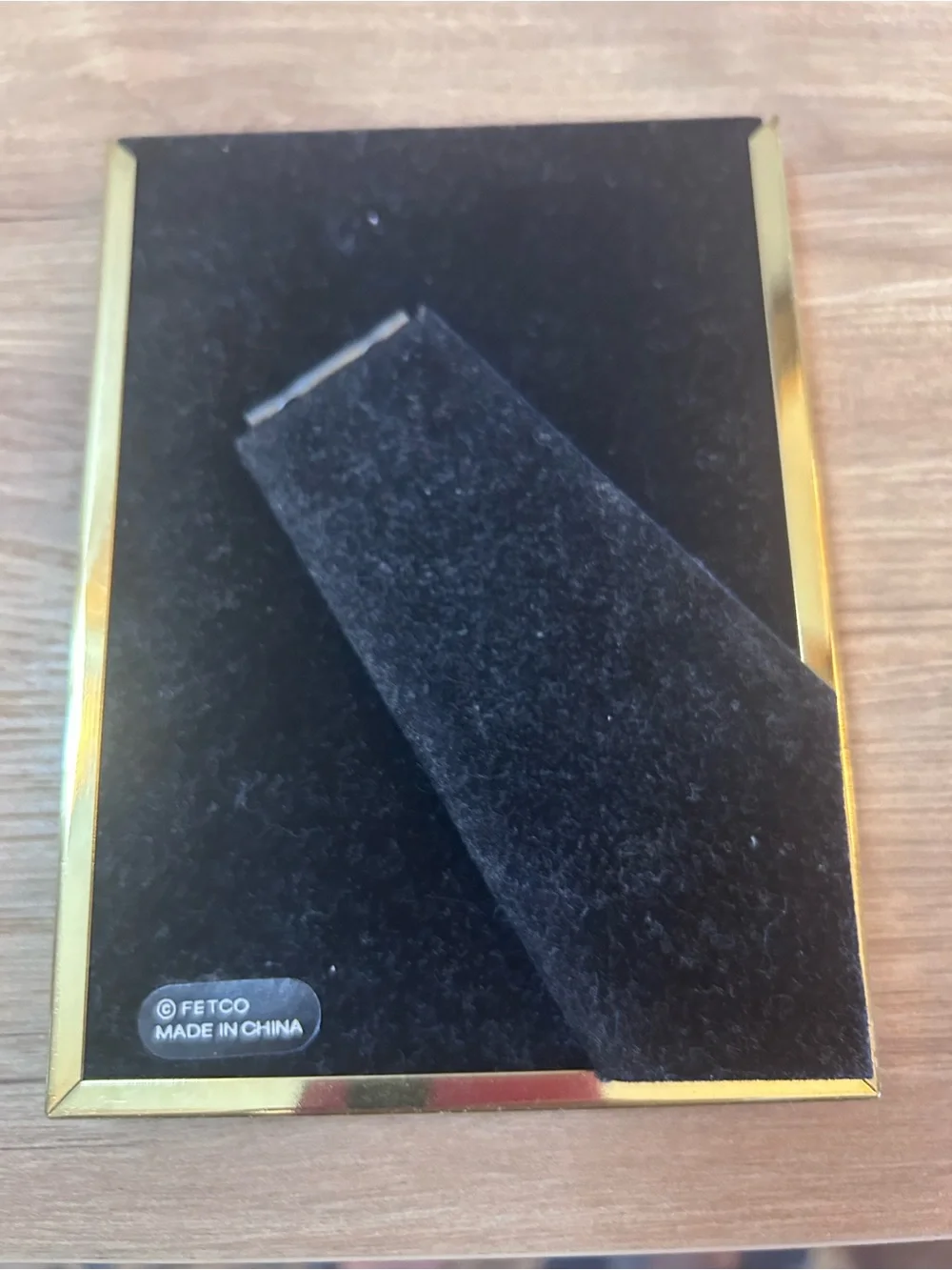 Vintage Gold Metal Photo Frame - Shiny Gold Finish